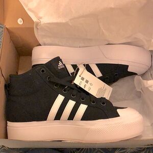 Adidas mid top Edgy shoe…New with box mrsp$80 sz 7 women